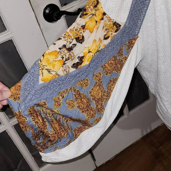 Free People Womens Casual Clash Long Sleeve Shirt Top Small - Picture 4 of 6